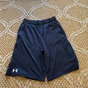 Under Armour Youth Large Black Performance Athletic Shorts